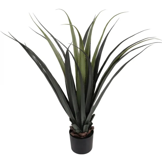 EDENIA Kunstmatige agave in pot, hoogte 80 cm Groen