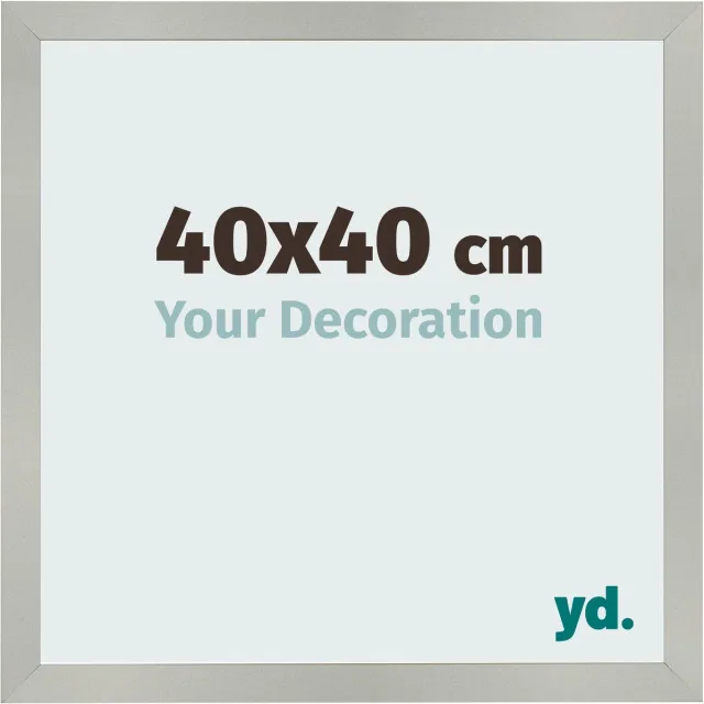yd. Your Decoration - Fotolijst 40x40 cm - MDF - Zilver Mat - Bologna
