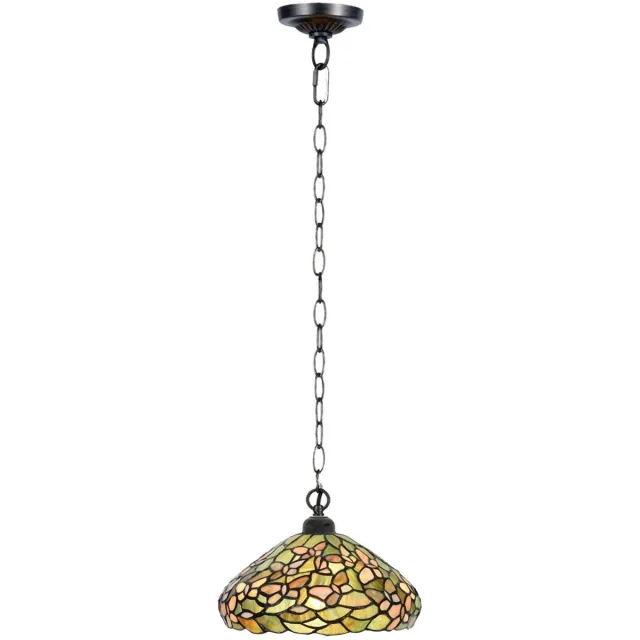 Coloured by Art Tiffany Hanglamp Settle Down - Art Deco Trade Groen