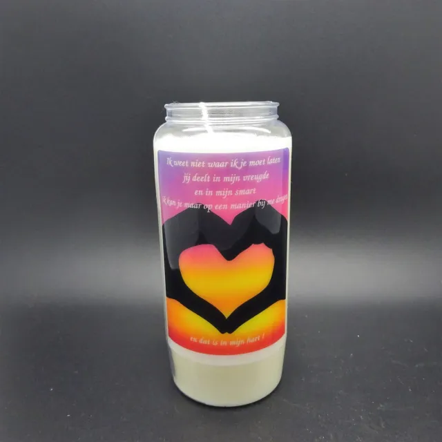 Partijhandel RODO Noveenkaars Spreuk 010 - 6 dagen brander (5 stuks) wit