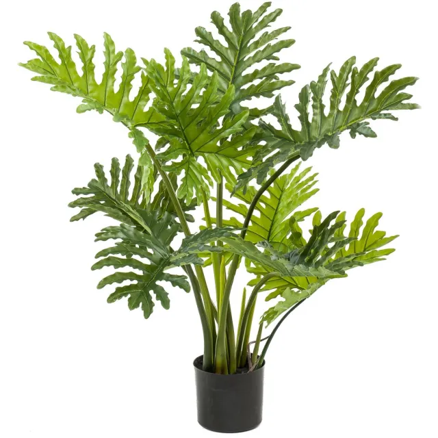 Emerald Kunstplant Philodendron Selloum 80cm - Kunstplant voor binnen Groen