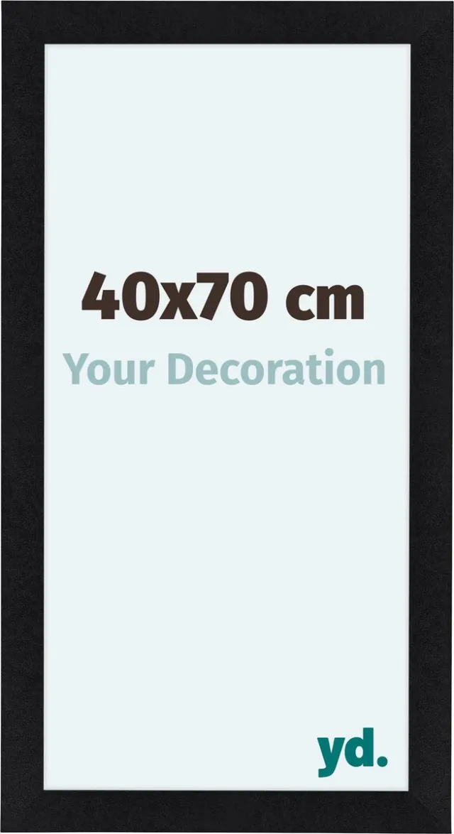 yd. Your Decoration - Fotolijst 40x70 cm - MDF - Zwart Mat - Como