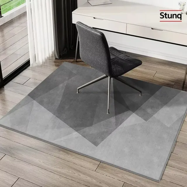 Stunq Modern Vloerkleed Grijs Geometrisch Antislip