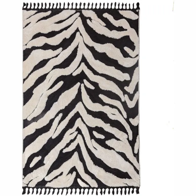 Flair Rugs vloerkleed Zwart