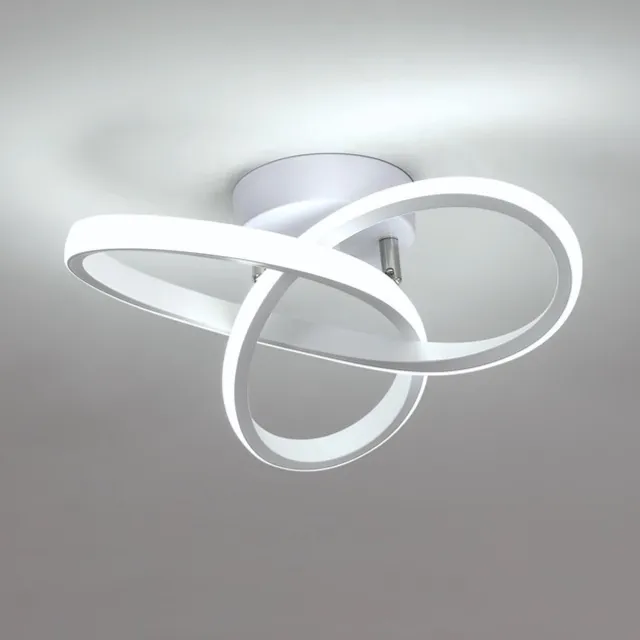 Riserva LED Plafondlamp Design - 22W - 2475 lm - 6500K Koel Wit - Wit - Moderne Plafonnière voor Woonkamer, Slaapkamer, Keuken en Eetkamer