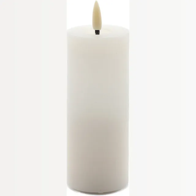 Mansion Atmosphere led kaars ivoor wit 12,5x5cm