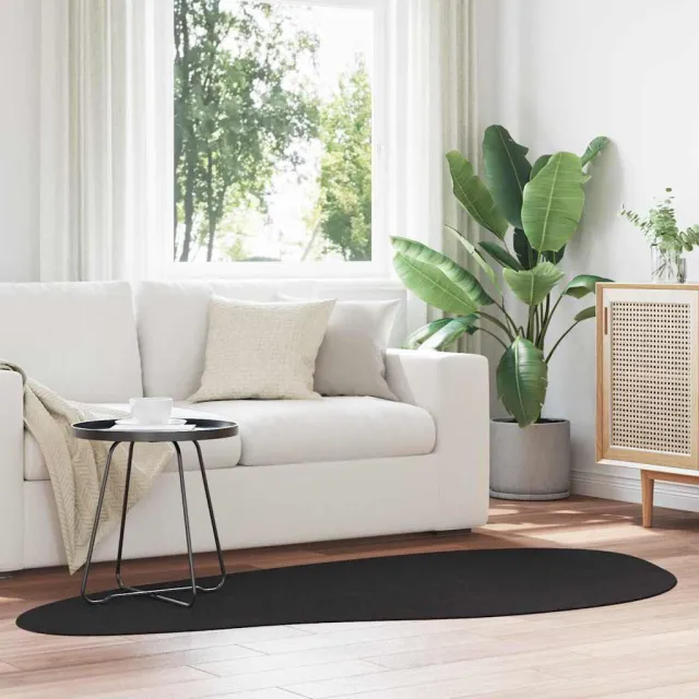 vidaXL Tapijt HUARTE Zwart 100 x 200 cm Polyester, foto 2