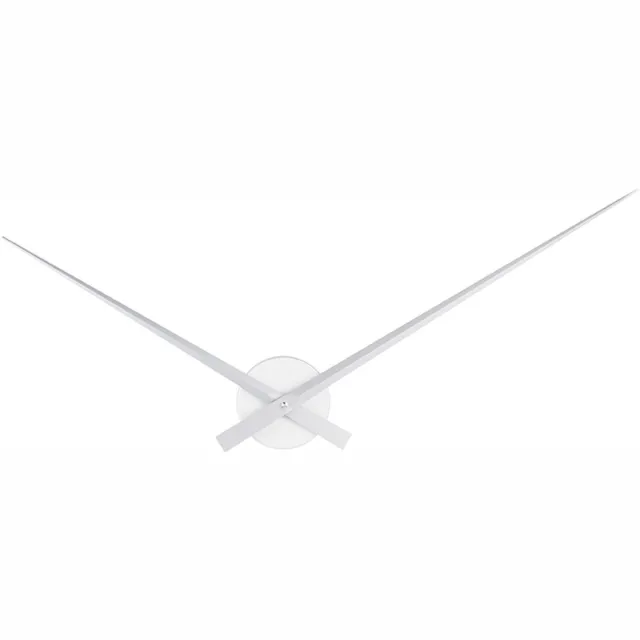 Karlsson Wandklok Little Big Time - Alu Zilver - Ø77,5cm - Scandinavisch