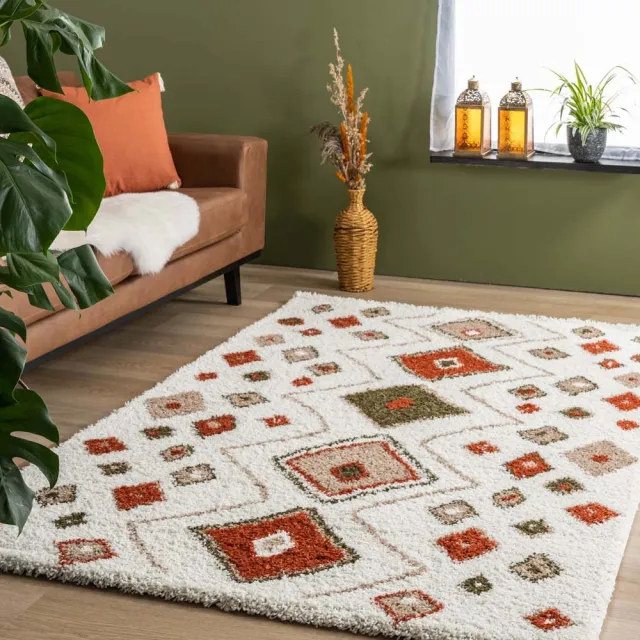 Boho&me Bohemian vloerkleed - Artisan wit/multi 200x300