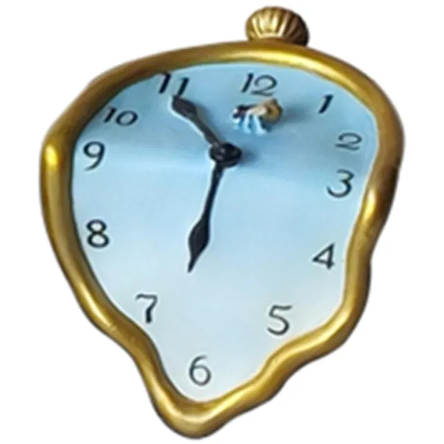 Parastone Beeldje dali - De klok - Salvador Dali beeldje - 8 cm goudkleurig