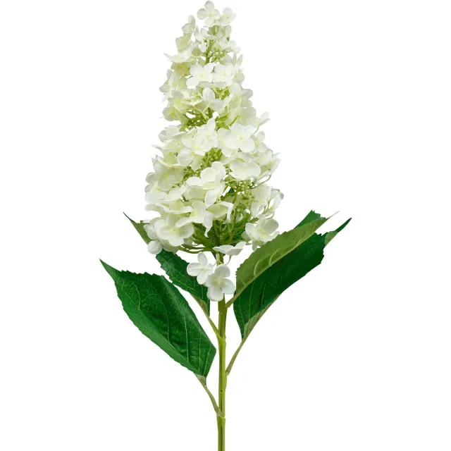 Viana Panicle Hortensia Crème Witte Kunsthortensia Zijden Bloem 98cm