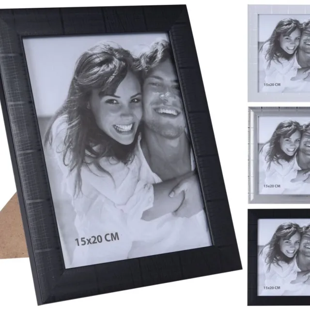 Diversen Fotolijst 15x20 Cm 3 Verschillende Uitvoeringen Zilver
