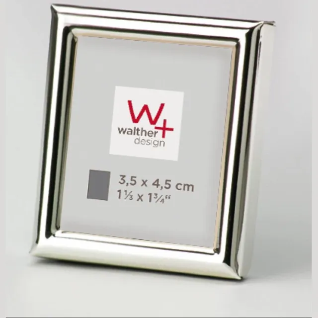 Walther Design Chloe - Fotolijst - Fotoformaat 3,5 x 4,5 cm - Zilver