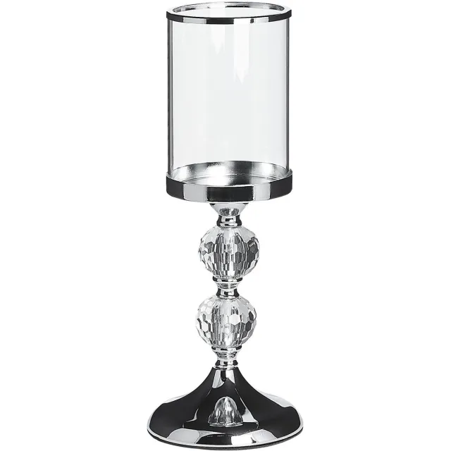 Beliani COTUI - Kandelaar - Zilver - 37 cm - Metaal