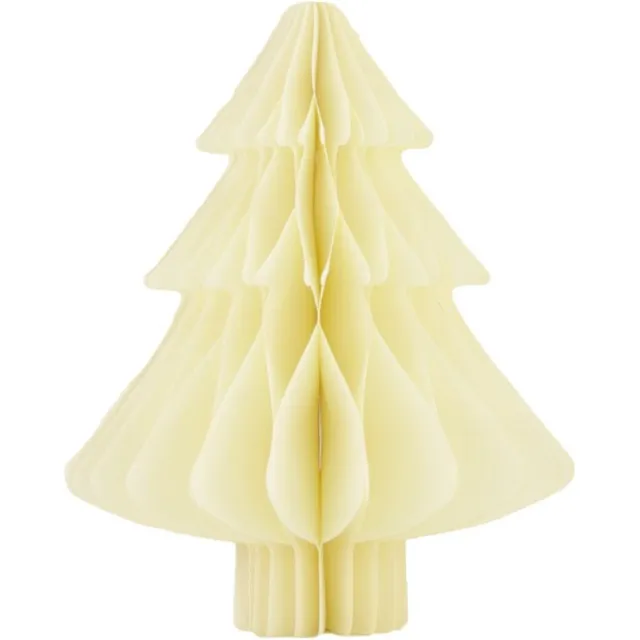 DKNC Kerstboom van Papier Off-white 18cm hoog Off White