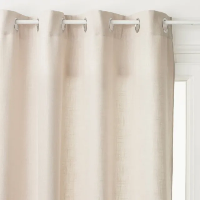 Atmosphera Créateur d'intérieur® Gordijn met oogjes LEON Beige lin