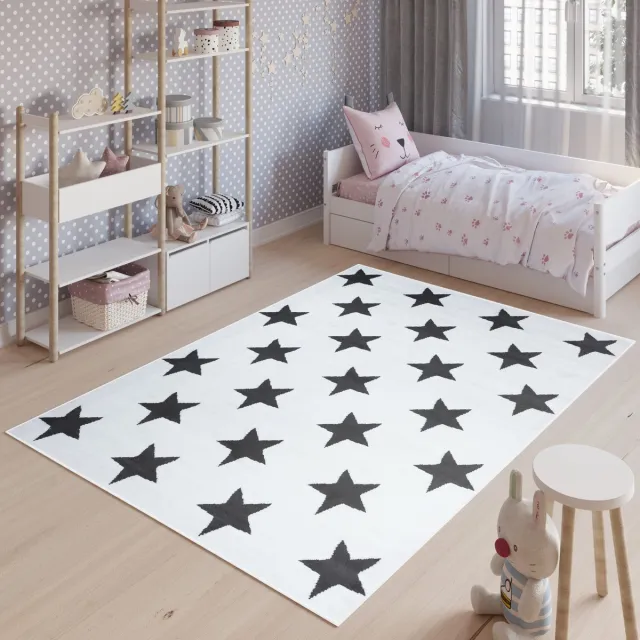 Tapiso Luxury Vloerkleed Wit Slaapkamer Woonkamer Modern Tapijt Maat- 250x300 Wit 2