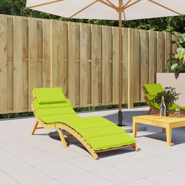 vidaXL Ligbedkussen 186x58x4 cm oxford stof heldergroen groen