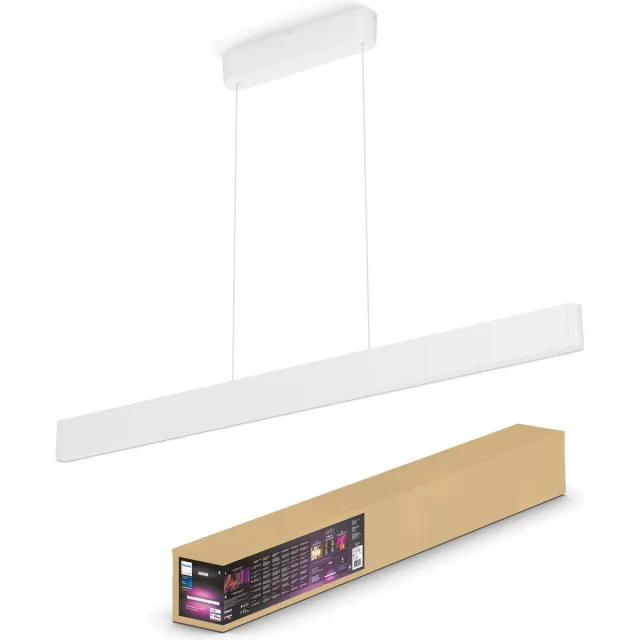 Philips Hue Ensis hanglamp - wit en gekleurd licht - wit