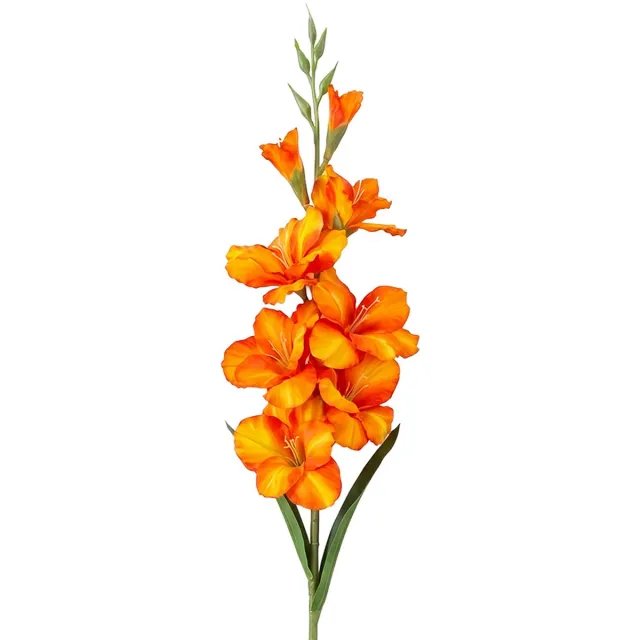 Clayre & Eef Kunstbloem Oranje Kunststof