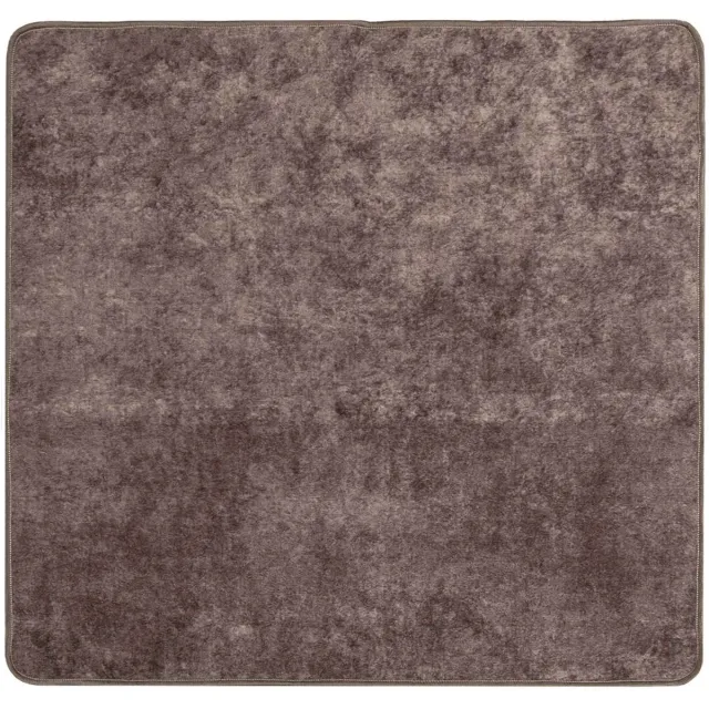 vidaXL Tapijt - Runner - MARSA - Grijs - 100 - x - 100 - cm - Polyester - en - PVC