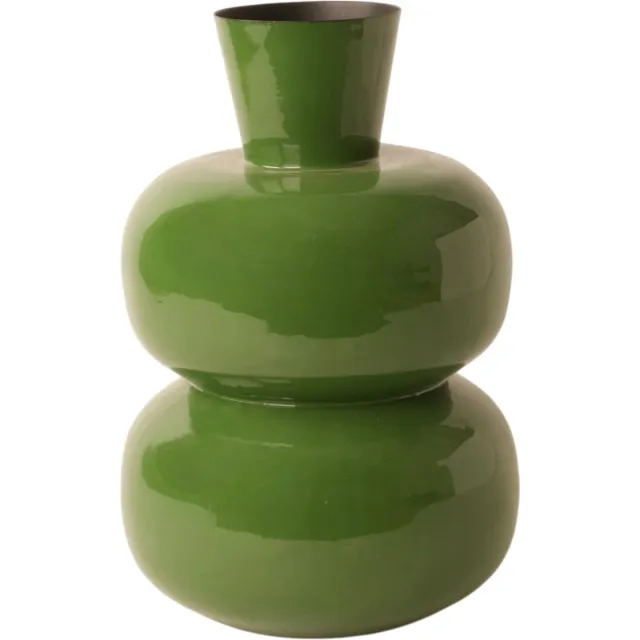 Winq Vaas Nuvina 30cm Groen-Grote vaas-Vaas voor bloemen-Design Vaas