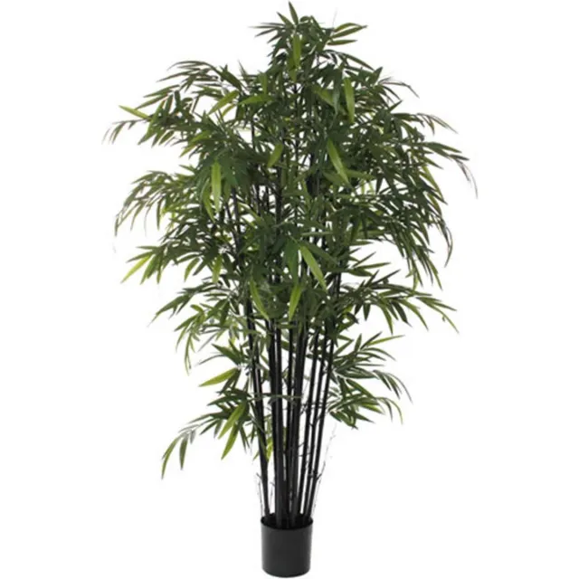 Mica Decorations Kunstplant Bamboe Groen - H 210cm - Kunststof pot - Mica Decorations