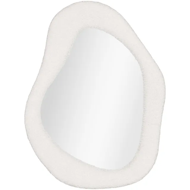Nest of Nora Wandspiegel 46,5x61 cm - Organisch - Wit