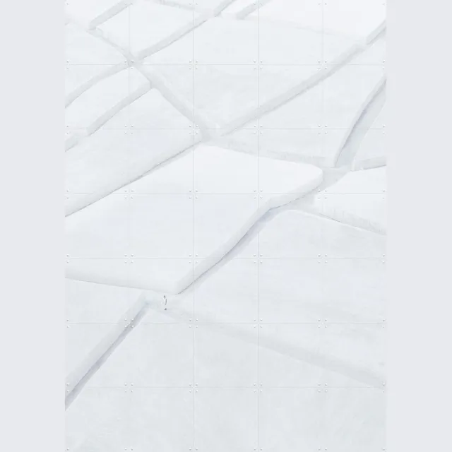 IXXI Lonely, Witoid Ziomek & Various - 100 x 140 cm - Grote wanddecoratie en posters - Abstract, Fotografie, Minimalisme, Slaapkamer, Woonkamer Monochroom / Wit / Lichte tinten / Rustig / Zwart en wit