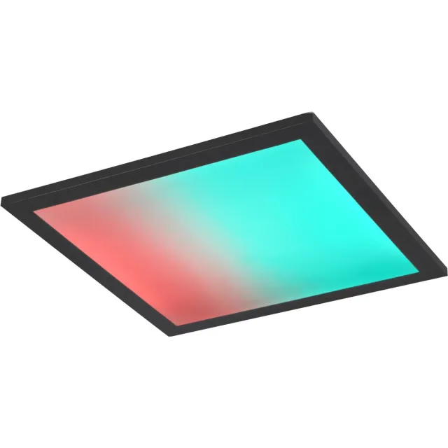 RL LIVE YOUR LIGHT REALITY BETA - Plafondlamp - Zwart mat - incl. 1x SMD 13W - Geintegreerde dimmer - Afstandsbediening