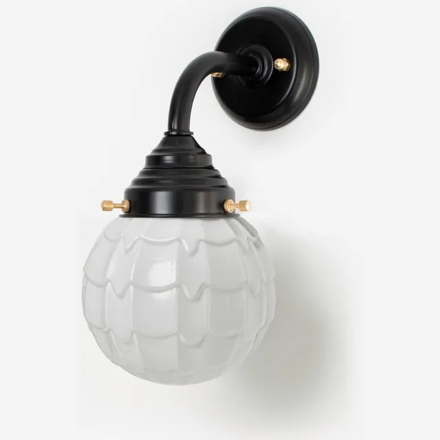 Coloured by Art Buitenlamp - Wandlamp Artichoke Curve Zwart - Art Deco Trade