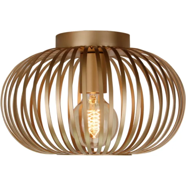 Chericoni Ligthing Chericoni Curvato Plafondlamp - 1-lichts - Ø30 cm - Goud - Metaal