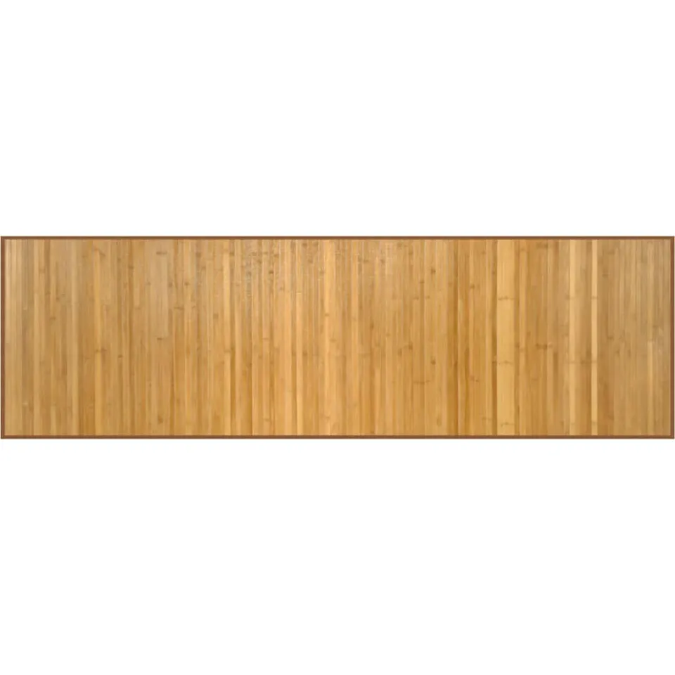vidaXL Vloerkleed rechthoekig 60x200 cm bamboe naturel, foto 3