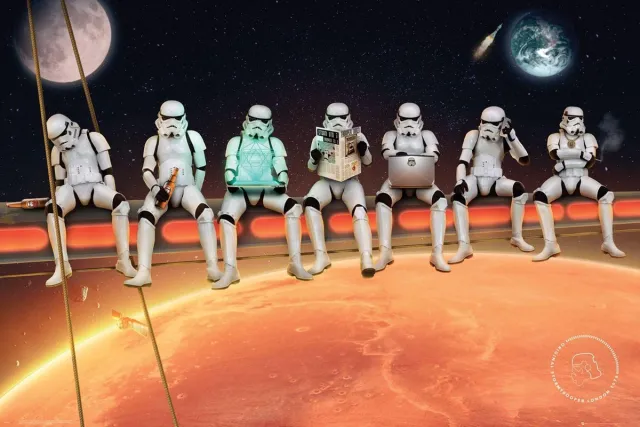 ABYSTYLE Poster Stormtrooper on Girders 91,5x61cm Divers