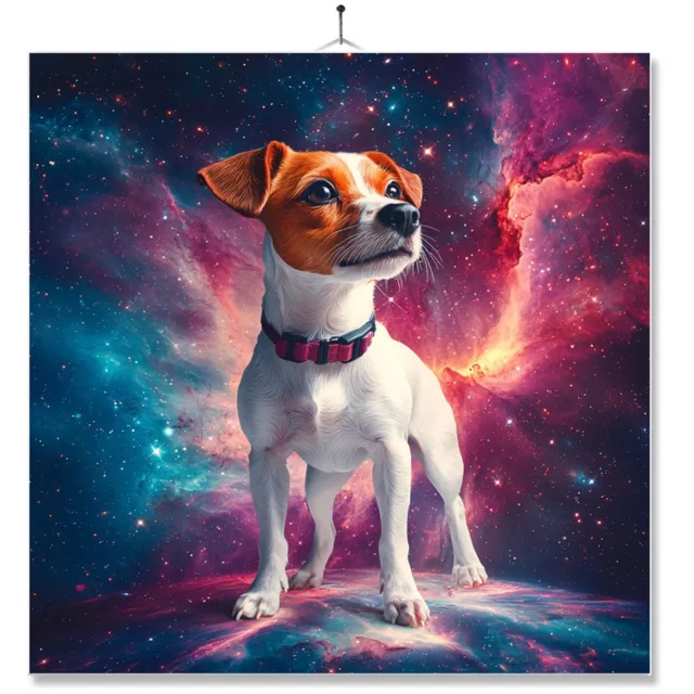 MC Living Tegel Met Opdruk | Galaxy | Jack Russel Ontwerp 1
