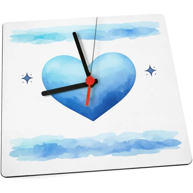 Mr Cadeautjes Klok 19 x 19 - design Een warme waarderingstoon met een speelse handlettering-opma | cadeau Wit