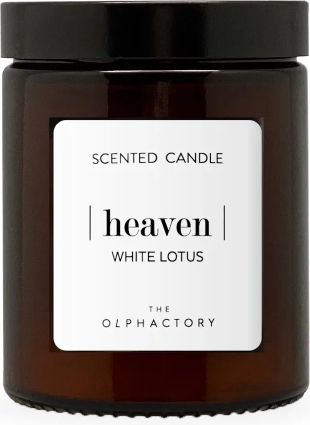 The Olphactory Heaven White Lotus - Scented Candle - Geurkaars - 35 branduren