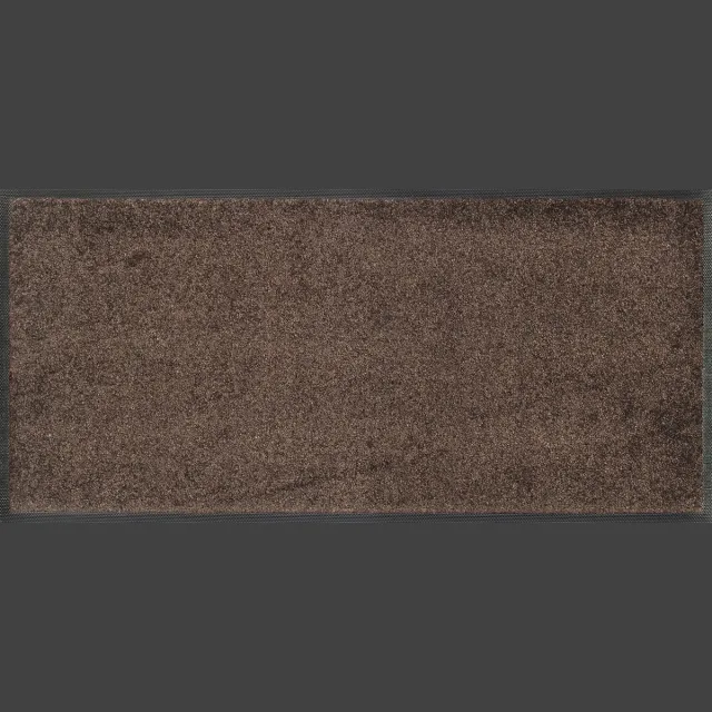 Unyqoos Wasbare bruine deurmat voor binnen en buiten, en antislip, bruin, 35*75 cm