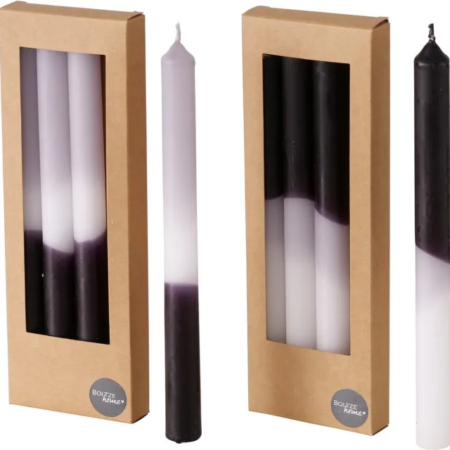 Boltze Home Dinerkaars Splash 4-dlg zwart,grijs,wit (1 stuk) assorti