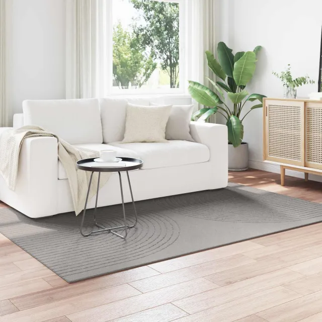 vidaXL Binnen kleed GALATI Grijs 140 x 200 cm Polyester Medium Pile, foto 2