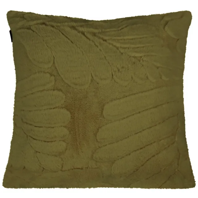 Linen & More Kussen Bladeren Groen 45x45cm