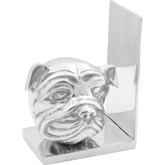 vidaXL Boekensteunen - 2 - st - Zilver - 8 - x - 12 - x - 16,5 - cm - Aluminium