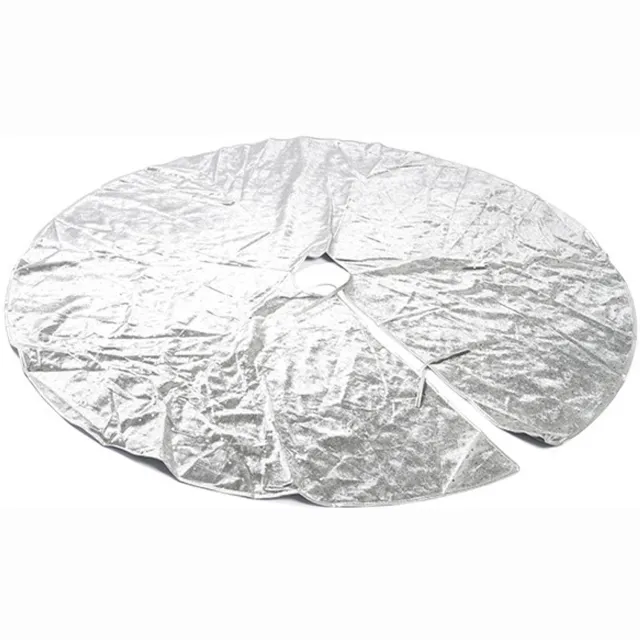 Kerstboomkleed | Decoris | Ø 120 cm (Zilver)