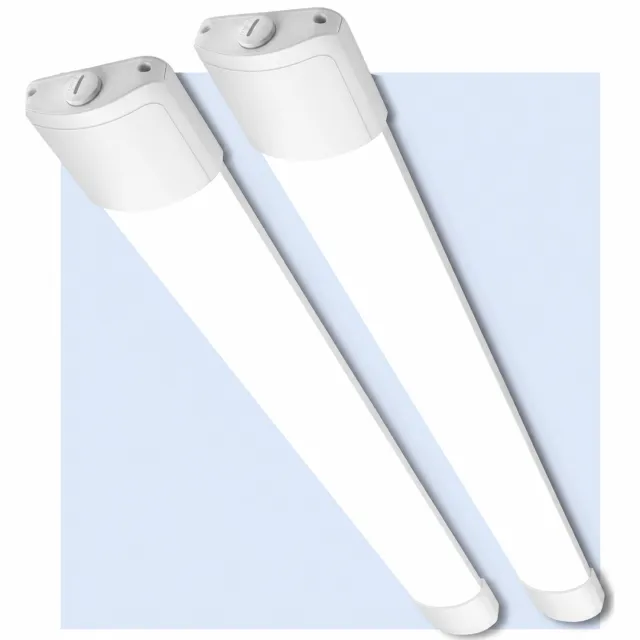 LOVHAUS 2x LED TL Armatuur 150 cm - 45W - 4950 Lumen - IP66 - Doorkoppelbaar Wit