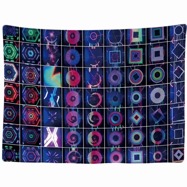 Ulticool DJ Dance Background Backdrop Achtergrond - Wandkleed - 200x150 cm - Groot wandtapijt - Poster - Blauw