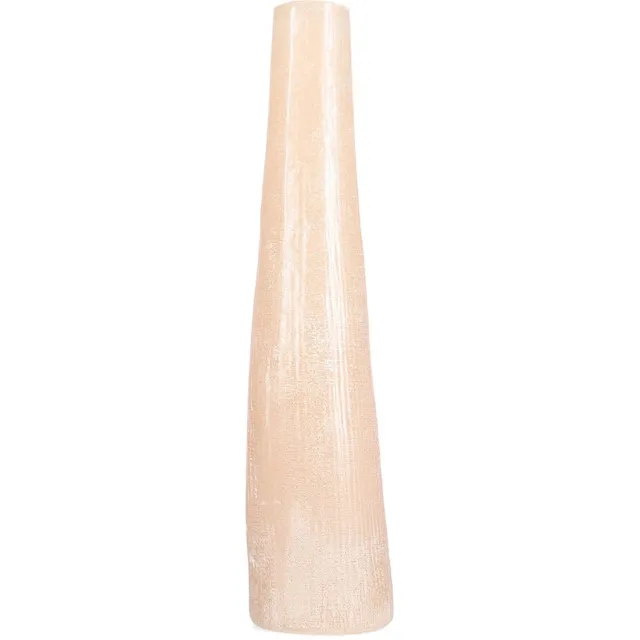 Fameilleur kaars 9xH40cm beige Twig - sfeervolle decoratieve kaars, voor sfeer in woonkamer en tafel, woondecoratie voor modern interieur, mooi als cadeau