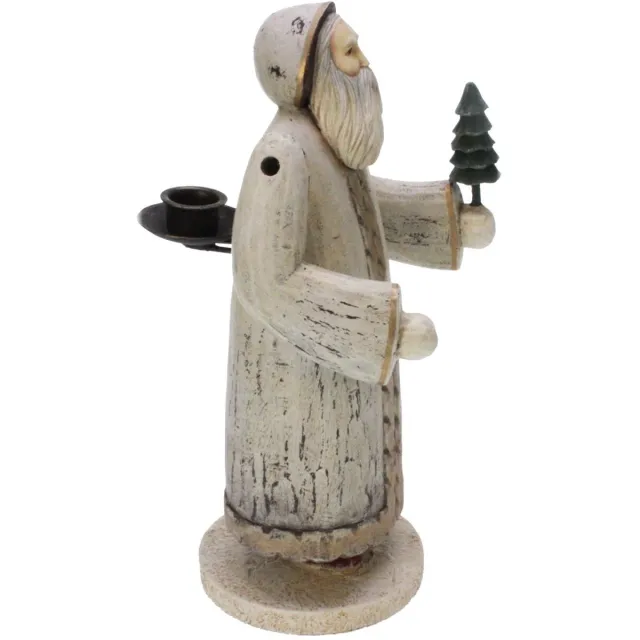 Meander Kerstman kandelaar met boom 13x10x26,5cm Zie foto