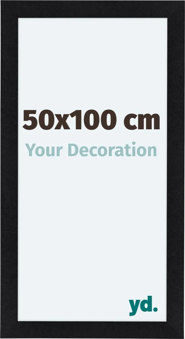 yd. Your Decoration - Fotolijst 50x100 cm - MDF - Zwart Mat - Como
