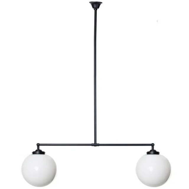 Coloured by Art Moonlight T-lamp 2 lichts Bol 25 - Art Deco Trade Zwart