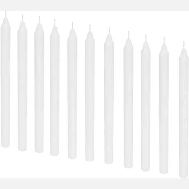 Candra Dinerkaarsen 8 stuks - Wit